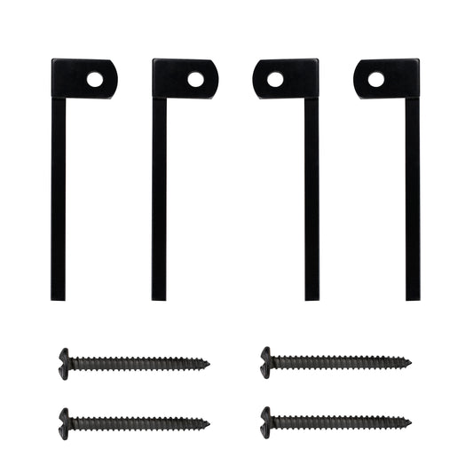 Flush-Mount Window Bar Brackets (4-Pack)