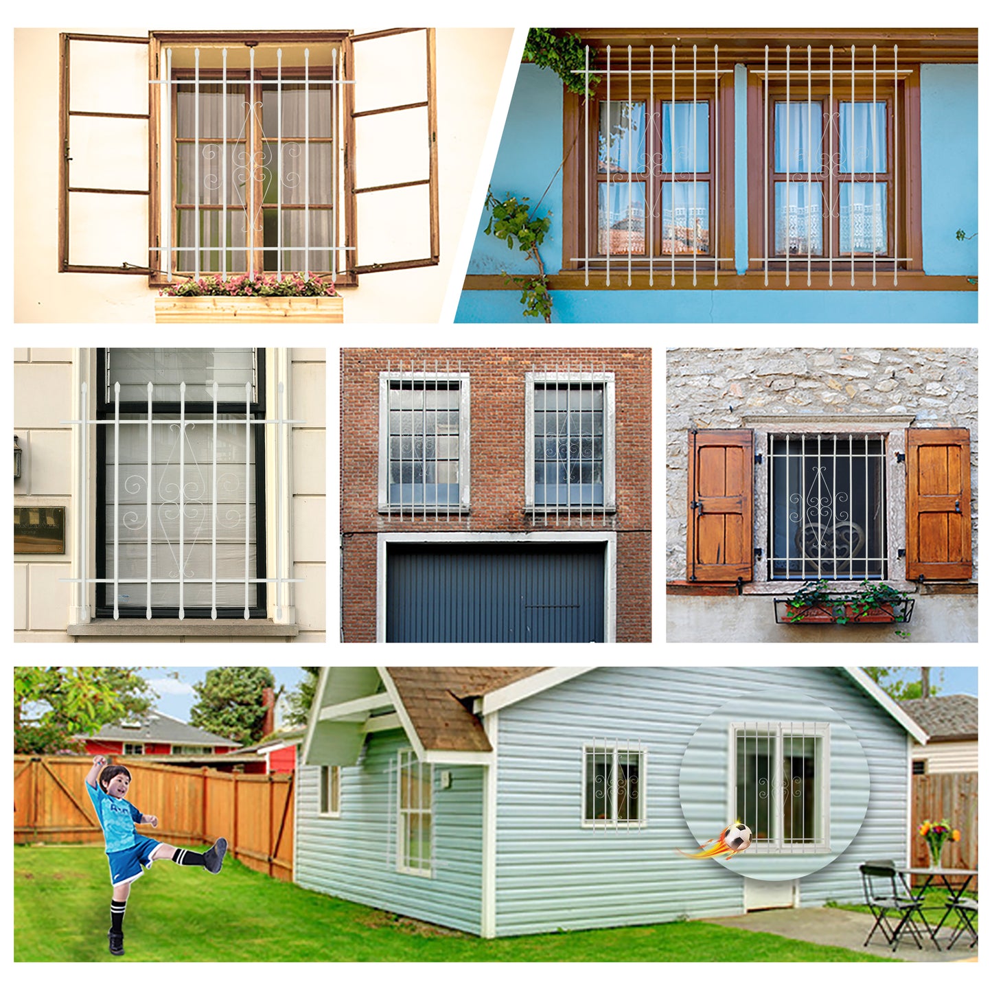 Spear Point Window Bar Guard 30" x 54"