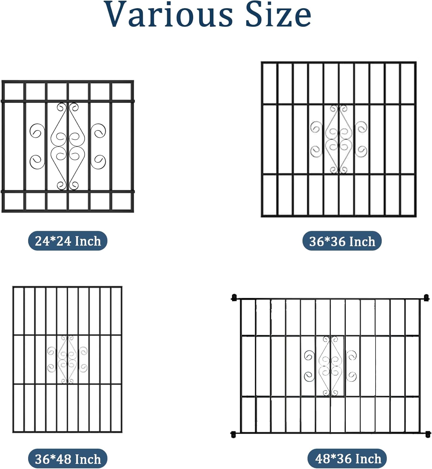 Magnum Heavy-Duty Window Bars Safety Guards