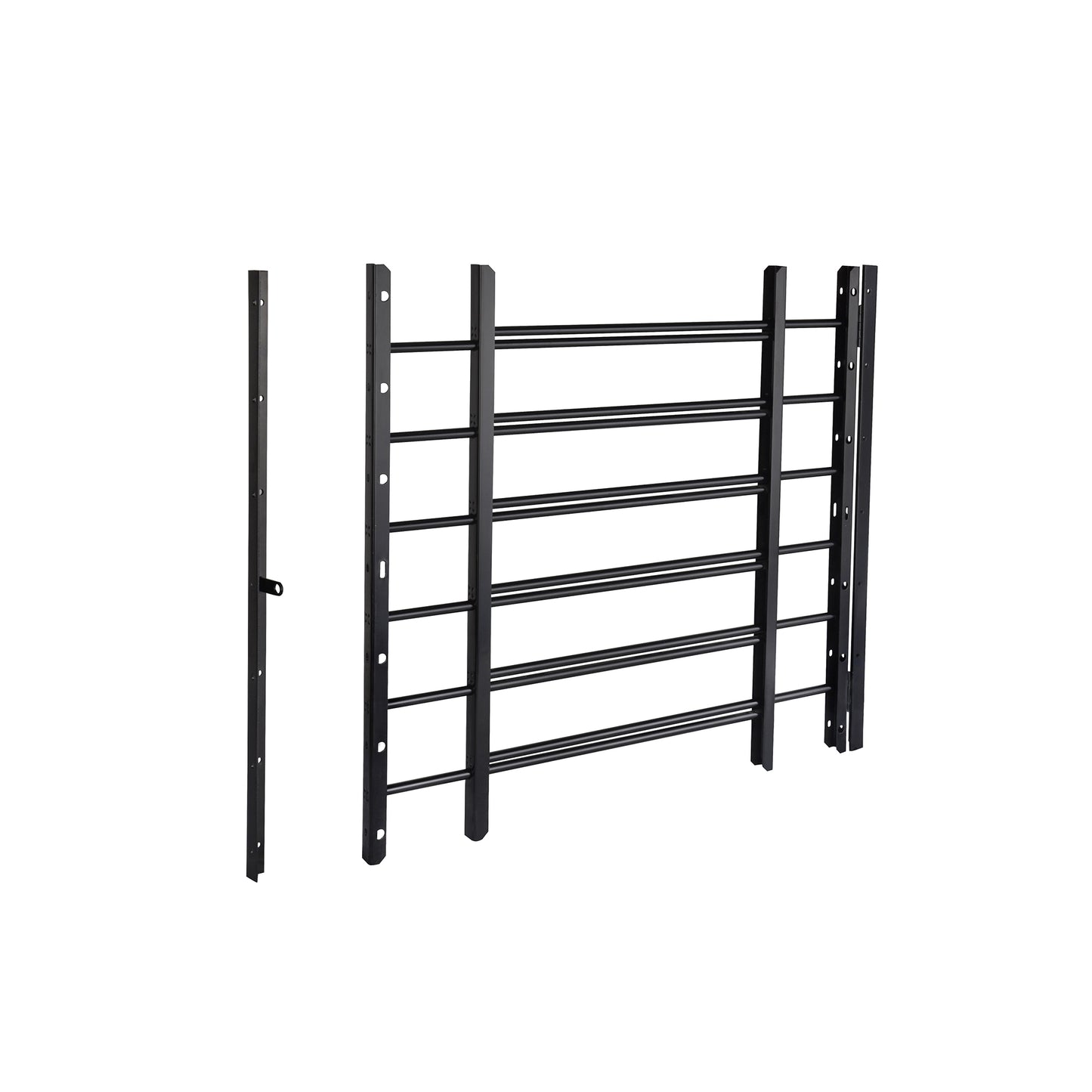 Hinged 6-Bar Window Guard