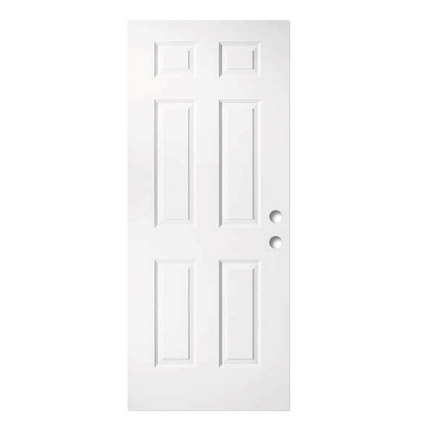 Six panel exterior door