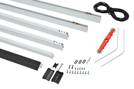 K.D. Standard Aluminum Sliding Patio Screen Door Kit  1-7/8" Frame